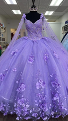 Princess Lilac Quinceanera Dresses