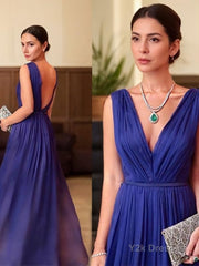 A-Line/Princess V-neck Floor-Length 30D Chiffon Mother of the Bride Dresses With Ruffles