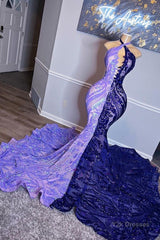 Beautiful Long Mix Colour Sleeveless Mermaid Prom Dress