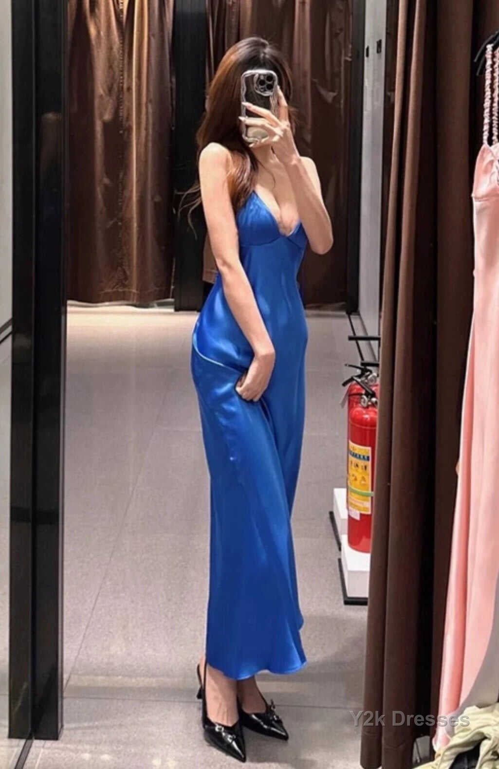 Classy Prom Dresses For Teens,Blue Prom Dresses Outfits Fall Casual Formal Dresses