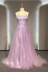 Elegant Prom Dress A-line Lace Appliques Sweet 16 Party Gown